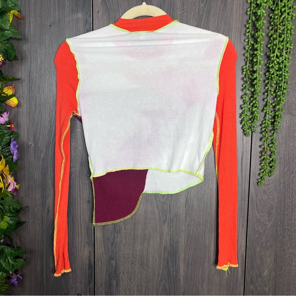 3/$30fashion Nova Patchwork Reverse Stitch Long S… - image 7